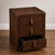 Rustic Vintage Style Leather Nightstand Set of 2, Cognac Brown Bedside Tables, Trunk Style Side Table, Handmade Rustic End Table, Luxury Bedroom Storage For Sale - Image 3 of 9