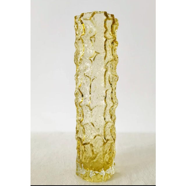Vintage Glass Bark Vase attributed to Kaj Blomqvist by Riihimäki, Finland, 1970 For Sale - Image 6 of 6