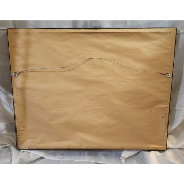 1960s Abstract Lithograph of Man's Struggle in Life by Adolfo Mexiac For Sale - Image 4 of 6