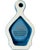 Late 20th Century Caviar Kaspia Paris Restaurant Blue Ceramic Ashtray For Sale - Image 5 of 11