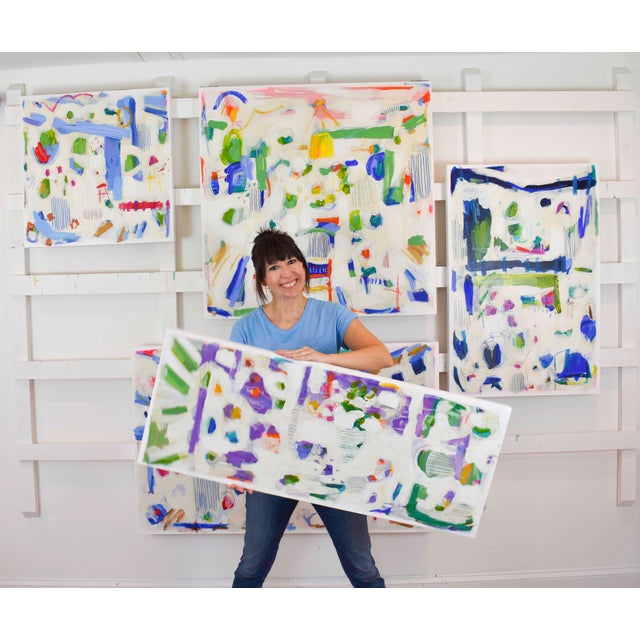 Abstract Figurative Painting by Daisy Faith Titled It's Electric For Sale - Image 9 of 12