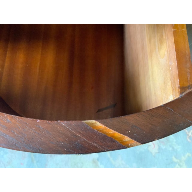 Wood Late 20th Century Empire Craftsman Hepplewhite Style Inlaid Mahogany Sideboard For Sale - Image 7 of 15