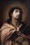 An antique oil painting on canvas with a period frame depicting Ecce Homo, dating from the early 19th century. Christ is...
