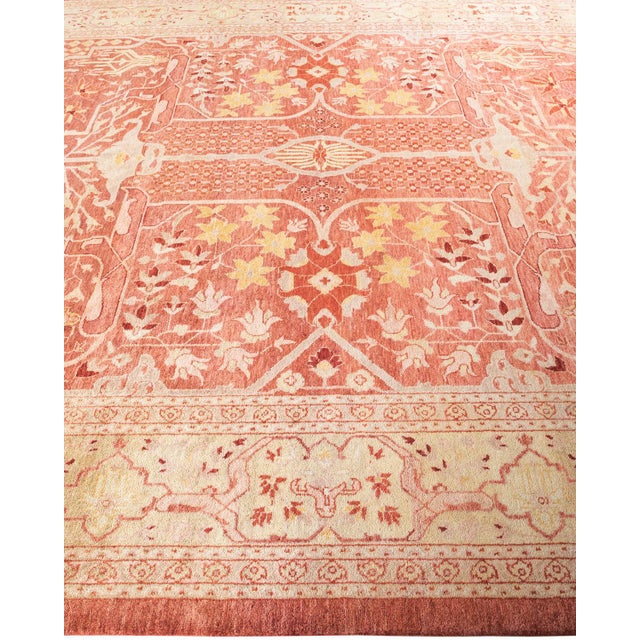 Solo Rugs Eclectic, One-of-a-Kind Hand-Knotted Area Rug - Pink, 8' 3" x 10' 6" For Sale - Image 4 of 8