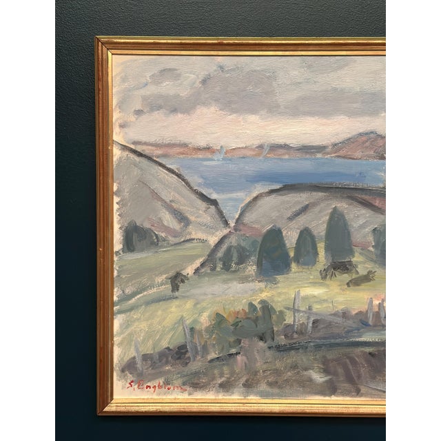 Sven Engblom, Landscape, 1960s, Oil on Canvas For Sale - Image 11 of 18