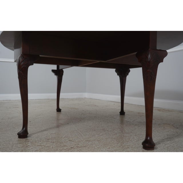 Baker Colonial Williamsburg Collection Mahogany Dropleaf Table For Sale - Image 14 of 16
