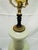 Paul Hanson Mid-Century Paul Hanson Celadon Glazed Ceramic Table Lamp - Solid Cast Brass Base For Sale - Image 4 of 12