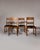 Vintage Amsterdam School Dining Chairs in Oak with Coromandel Details, 1920s, Set of 4 For Sale - Image 11 of 11