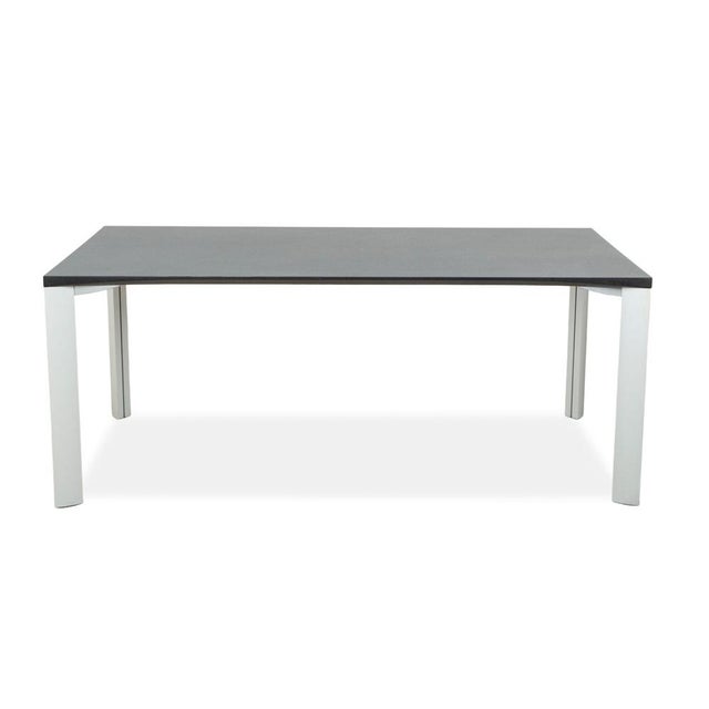 Dark Grey Dining Table with Silver Legs from Rosenthal For Sale - Image 10 of 14