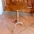 Small American Federal Octagonal Top Candle Stand Side Table, Grain Painted Bird’s Eye Maple For Sale - Image 12 of 12