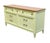 BASSETT FURNITURE Ticino Collection Cream Painted 57" Double Dresser w. Solid Cherry Top 238-96-237 31" High 57.5" Wide...