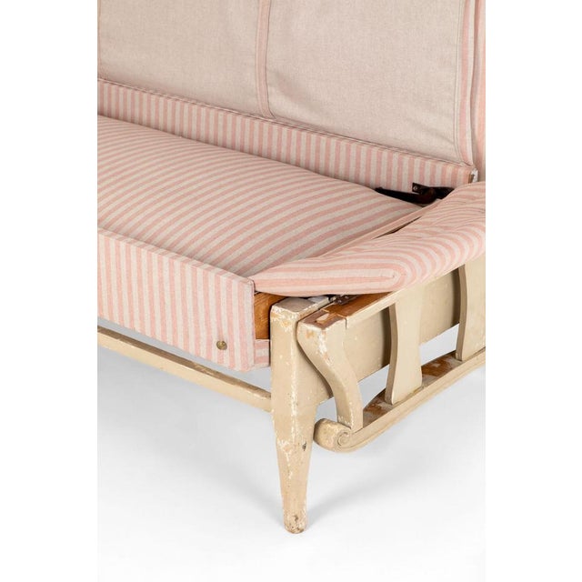 Antique Gustavian Sofa in Pink Linen, 1890s For Sale - Image 14 of 17