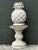 Off-white Vintage Cast Concrete Pineapple on Pedestal For Sale - Image 8 of 12