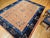Textile Antique Chinese Peking Rug, Hand-Knotted Wool, Pale Peach, Navy, 9' x 12' For Sale - Image 7 of 18