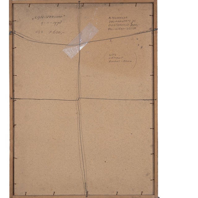 Anton Michielse, Flight in Earthy Greys and Muted Tones, 1960s-1970s, Mixed Media For Sale - Image 6 of 8