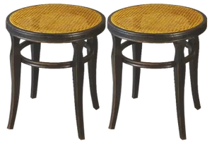 Set of Stools by Michael Thonet for Gebrüder Thonet Vienna Gmbh, 1890s