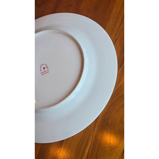 1990s Cottagecore Rooster Plate For Sale - Image 10 of 11