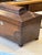 19th Century Rosewood Tea Caddy With Cut Glass Tumbler For Sale - Image 4 of 9