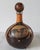 Vintage Italian Equestrian Leather Wrapped Liquor Decanter For Sale - Image 4 of 13