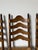 Vintage French Country Style Tall Ladder Back Rush Seat Dining Chairs – Set of 4 For Sale - Image 11 of 18