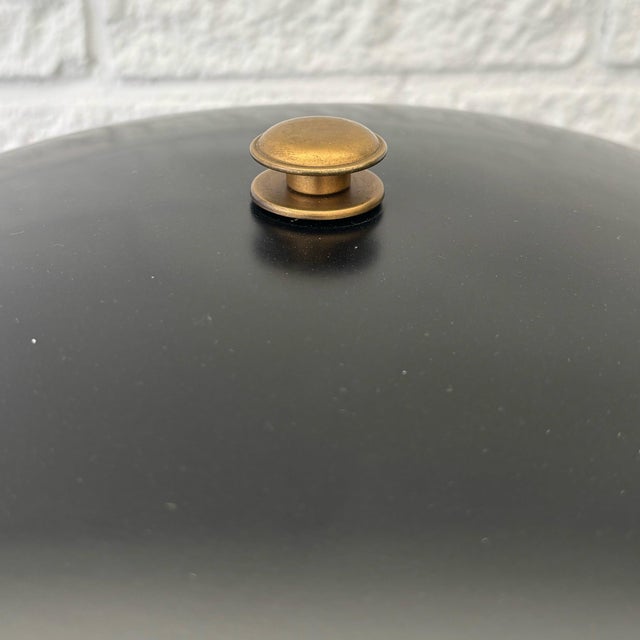 Scandinavian Model 8453 Desk Lamp in Brass and Teak from Boréns, Sweden, 1930s For Sale - Image 6 of 13