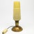 Mid-Century Modern Postmodern Bedside Lamp in Brass and Glass, Poland, 1970s For Sale - Image 3 of 8