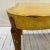 European Yellow Leather Wrapped Dining Table with Gold Trim For Sale - Image 11 of 13
