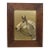 Mid 20th Century Framed Dodge 3d Cast Metal Equestrian Wall Sculpture With Bronze Finish For Sale