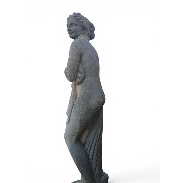 Italian Artist, Large Venus Sculpture, 1950s, Vicenza Stone For Sale - Image 12 of 13