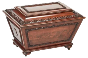 Antique William IV Carved Mahogany Wine Cooler