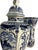 Mid-Century Modern Vintage Three-Piece Windmill Garniture Set in the style of Boch Delft, 20th Century, 1950s, Set of 3 For Sale - Image 3 of 8
