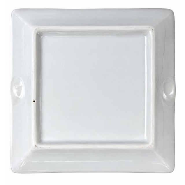 Italian Vintage Grand Hotel Quisisana Capri Italy White Porcelain Ashtray Catchall Dish For Sale - Image 3 of 10