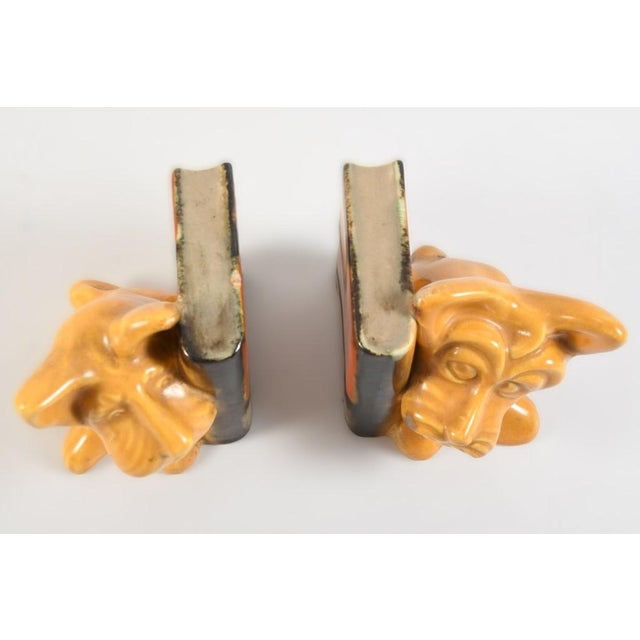 Mid-Century Modern Art Deco Terrier Dogs Bookends attributed to Walter Bosse for Goebel Design, Germany, 1930s, Set of 2 For Sale - Image 3 of 10