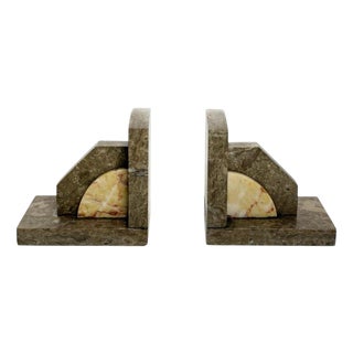 Marble Bookends, France, 1950, Set of 2 For Sale