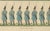 Belgian National Guard Infantry Drill and Uniforms, 1800s, Paper For Sale - Image 5 of 9