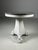 Early 19th century white lacquered Center table / coffee table. Originally from France. with anthracite “Saint Anne”...