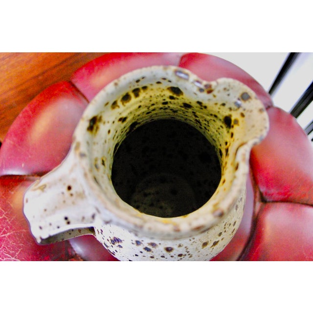 Beige Pyrite Stoneware Ceramic by Gustave Tiffoche, 1970s For Sale - Image 8 of 10