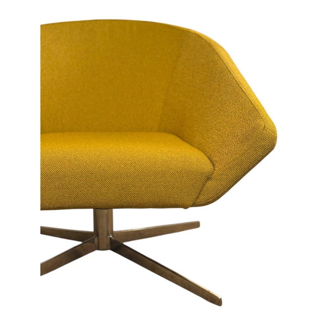 Contemporary Jeffrey Bernett Remy Swivel Lounge Chair | Bernhardt Design For Sale - Image 3 of 10