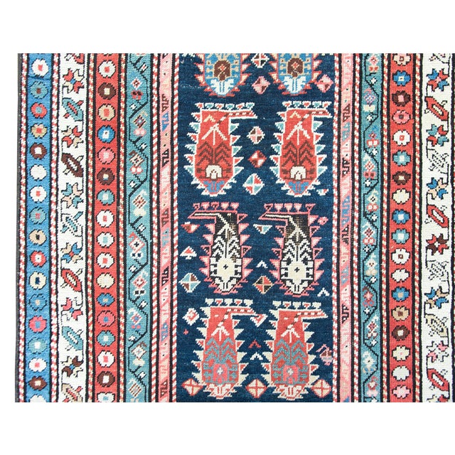 Early 20th Century Persian Ganjeh Rug For Sale - Image 11 of 16