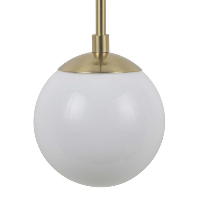 Duo Modern Contemporary Wall Sconce - Brushed Brass, Plug-In For Sale - Image 4 of 4