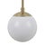 Duo Modern Contemporary Wall Sconce - Brushed Brass, Plug-In For Sale - Image 4 of 4