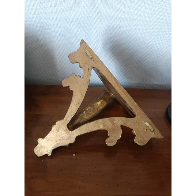 Louis XV Style Giltwood Wall Console, 1950s For Sale - Image 6 of 7