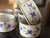 Late 20th Century Set of 8 Herend Porcelain Napkin Rings in Blue Garland Pattern For Sale - Image 6 of 8