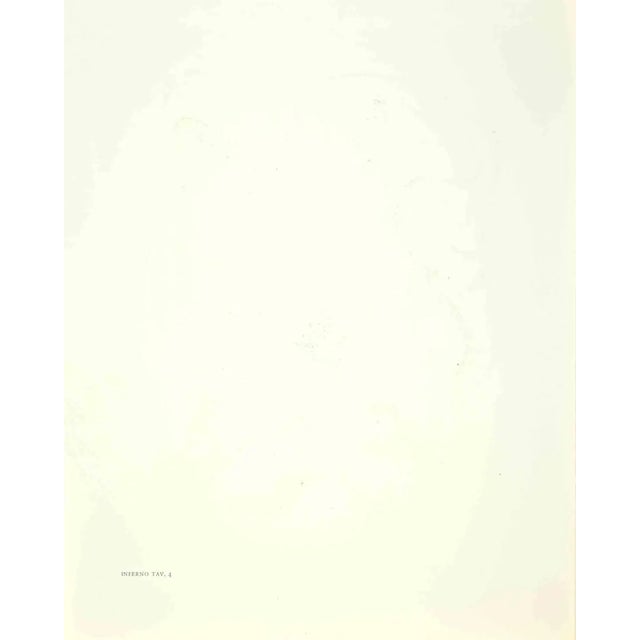 Modern Salvador Dali, On The Edge of the Seventh Circle, Woodcut Print, 1963 For Sale - Image 3 of 4