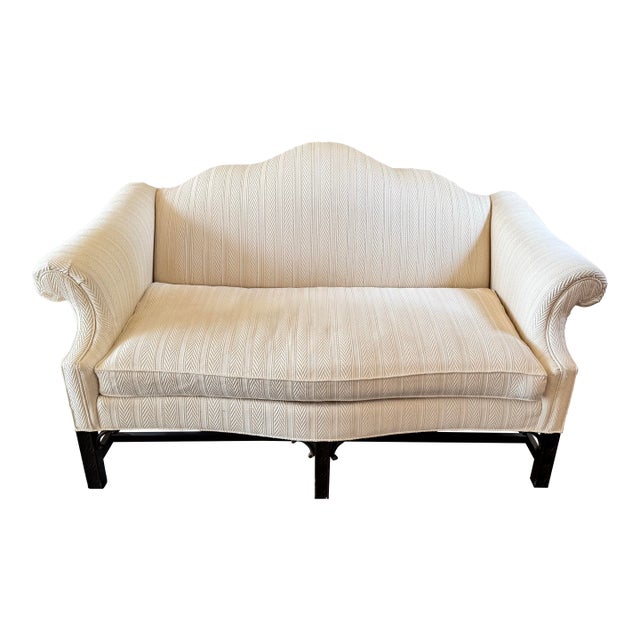 1950s Drexel Heritage Camelback Sofa For Sale