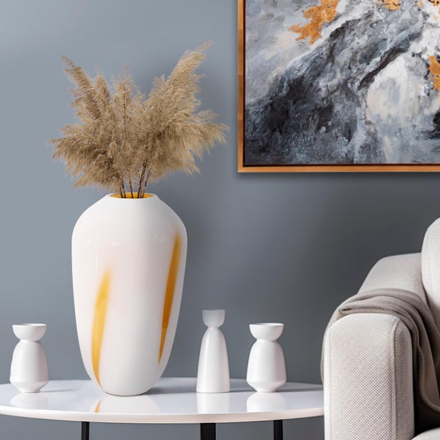Grasberg Glass Vase- Tall For Sale - Image 9 of 10