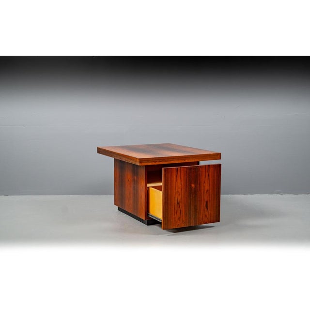 Mid-Century Modern Rosewood Coffee Table with Secret Compartment, 1960s For Sale - Image 3 of 18