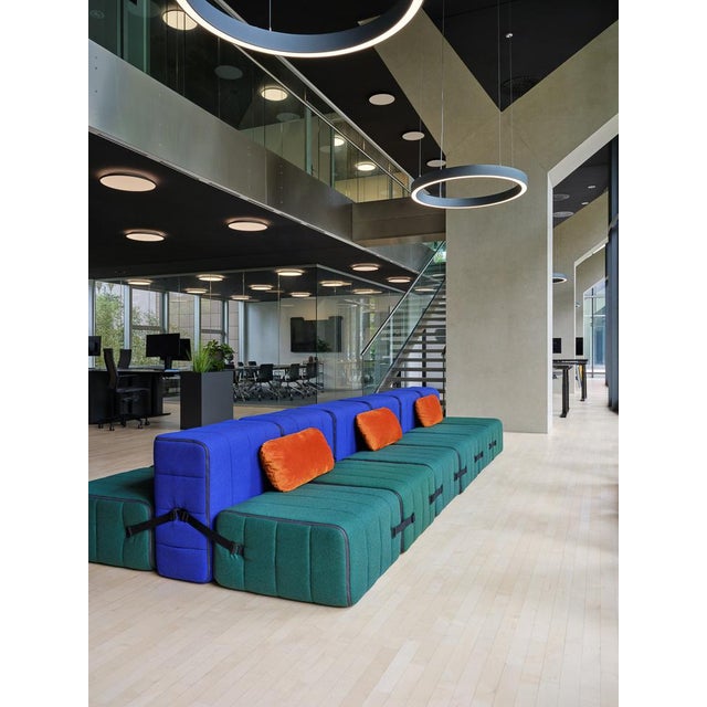 Flexible U-Sofa from Ambivalenz, Set of 15 For Sale - Image 4 of 5