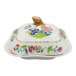 English Spode Stone China Square Vegetable Dish
