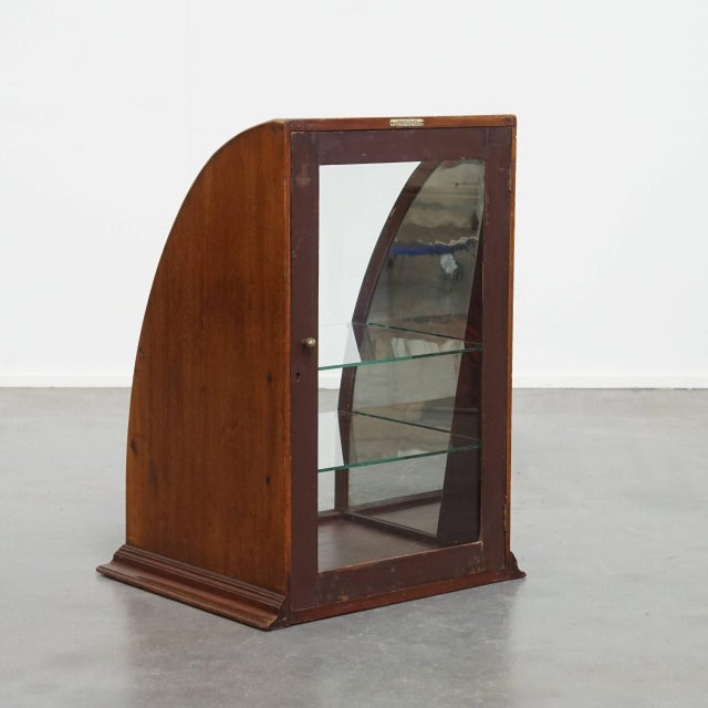 English Display Cabinet with Two Glass Shelves and Glass Door from Dowson & Co For Sale - Image 18 of 18